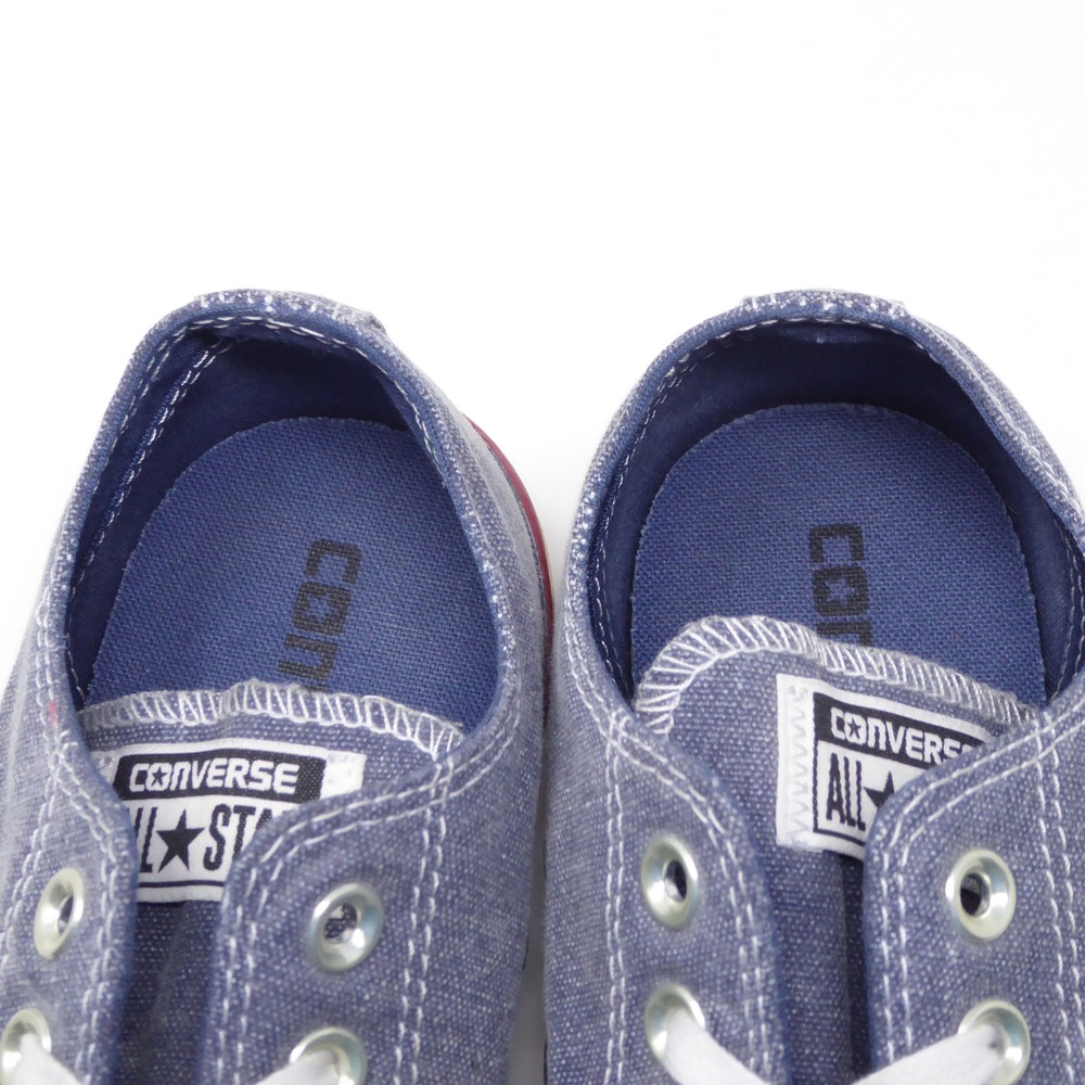 Converse Unisex Chuck Taylor All Star Low Blue Denim Chambray Mens 5 / Womens 7 - Picture 6 of 8